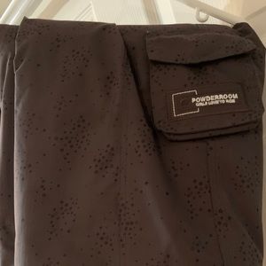Powder room snow pants